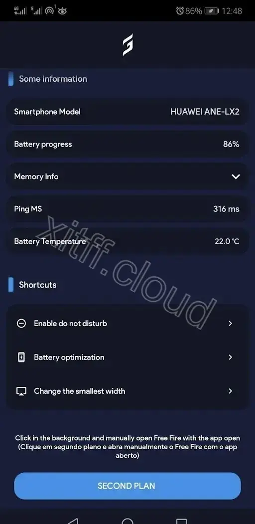 Screenshot of Xit FF Max Hack Download